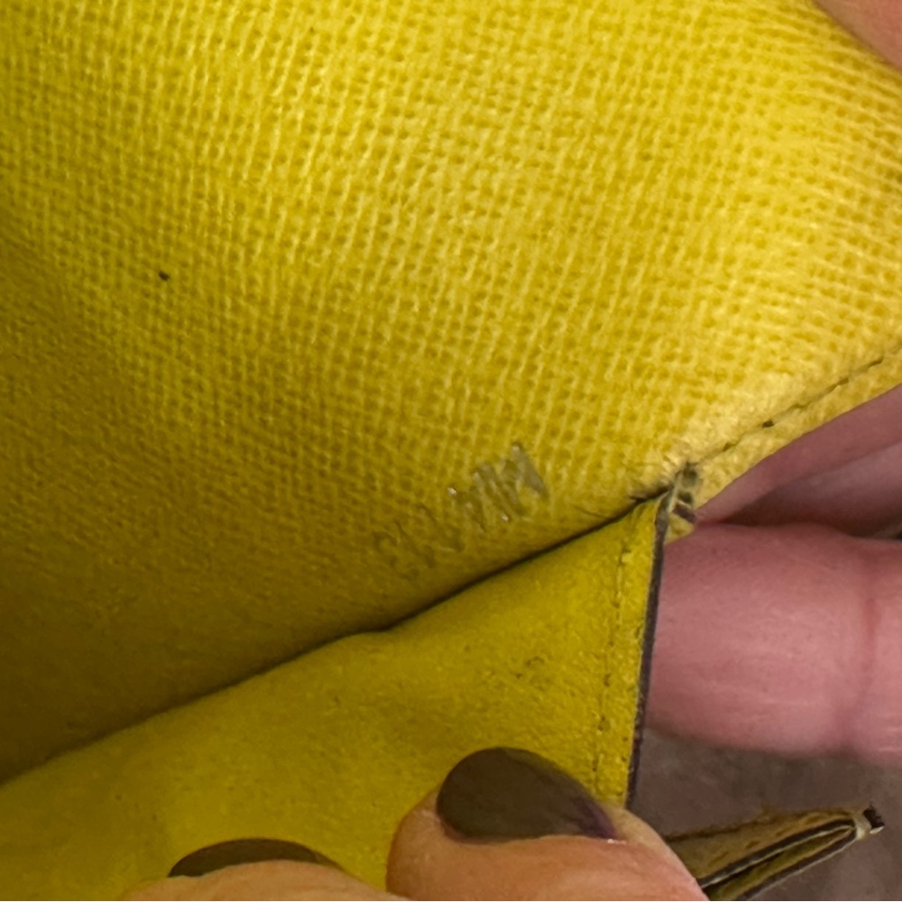 Louis Vuitton Monogram Yellow and Brown Clutch - Picture 13 of 14
